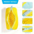 1 Pcs Shoe Washing Machine Bags, Versatile Shoe Cleaning Bag for Washer and Dryer, Reusable and Durable Laundry Shoe Bag Side Zipper, 360° of All-Round Cleaning, for Most Shoes Types. 