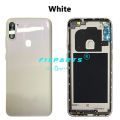 New For Samsung Galaxy A11 Battery Cover Rear Door Housing Case Replacement For SAMSUNG A11 A115F Back Cover With Camera Lens. 