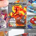 Pokemon 3D Colorful Card Pack Set Gold Silver Black Vmax Vstar GX Sliver Box Pikachu Carta Charizard German French Spanish Gifts. 