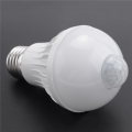 Motion Sensor Bulb Human Body Infrared Induction LED Light Bulbs Automatically Activated Light for Porches (5W). 