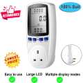 Digital Wattmeter Watt Monitor Electrcity Consumption Measuring Socket Analyzer Electricity Usage Monitor Power Energy Meter with Plug Socket for Measure Voltage Electric Current Power. 
