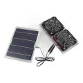 Solar Panel Vent Fan Outdoor 2 Fans 100W 20V Green Energy Portable. 