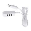 1.2m TPE USB A to 3 USB Ports Female HUB Adapter. 