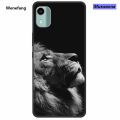 Muswanna For Nokia C110 Case C 110 TPU Silicone Shockproof Lions Phone Cover For NOKIA C110 4G 6.3'' Funda on NokiaC110 Printing Soft. 