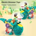 Dinosaur Toys Electric Walking Dinosaur Toy Robot Dinosaur Toy Walking T- Rex Toy with Lights and Sounds for Kids Boys Girls Gift. 