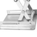 Scientific Lab Jack-100 x 100mm Stainless Steel Lab Stand Table Rack Scissor Lab-Lift Lifter for Science Experiment. 