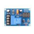 Batter charger control module with display. 