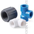 2~20pcs 1/2 3/4 1 Inch Pvc Female Threaded Connector Plastic Pvc Straight Elbow Tee Aquarium Fish Water Supply Adapter. 