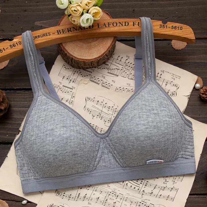 Simple%20Cotton%20Girl%20Underwear%20Student%20Bra%20High%20School%20Developmental%20Thin%20Section%20Without%20Steel%20Ring%20Gather%20Stereotype%20Bra%20-%20Image%202