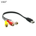 1.5m Usb Male Plug To 3 Rca Female Adapter Audio Converter Video Av A/v Cable Usb To Rca Cable For Hdmi Tv Television Wire Cord. 