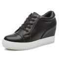 【ALLGOOD】✆● 8cm high heel shoes casual shoes sports shoes wedge sneakers for girls - intl. 