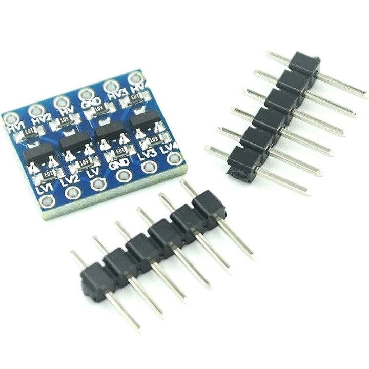 4 channel IIC I2C Logic Level Converter Bi-Directional Module 5V to 3.3V Arduino raspberry pi and other microcontroller ardutech