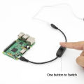 【VogueVenture】For Raspberry Pi Power USB Cable with ON/OFF Switch Power Control Toggle for Pi 3 Model B+/ B/2/Zero/w. 