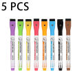 1/5/10Pcs 8 Colors Erasable Magnetic Whiteboard Marker Pen Blackboard Marker Chalk Glass Ceramics Office School Art Marker Stationery. 