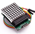 MAX7219 8x8 LED Dot Matrix Module 64 LEDs Red for Arduino. 