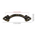 10pcs Bronze Drawer Pulls Minimalist Zinc Alloy Knobs Cabinet Pulls European Style Antique Door Handles Wardrobe. 