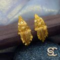 Gold plated Traditional Stylish New Drop Earring With Hanging Chain For Women. 