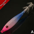 Export Japan Squid Needle 8cm 4g Bionic Bait Wrap Cloth Rubber Soft Body Wooden Shrimp Small Hanging Bucket Squid Hook Fishing Lure. 