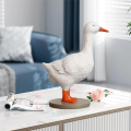 Duck Lamp, 3D Duck Table Lamp, Lifelike LED Lamp, Resin Duck Night Light with USB, 1PCS White. 