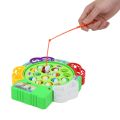 Fishing game exciting family game 15 Pcs kid play catching fish game toy music. 