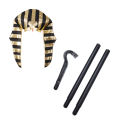 Egyptian Costume Accessories Headdress Collar Arm Sleeves Belt Set Halloween Ancient Rome Cleopatra Cosplay Clothing. 