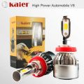 9006 / HB4/ 9012/ HIR2 LED Head Light / FOG light Pair - kaier V6 6000k Car LED Headlight Hi/Lo Turbo Light Bulbs. 