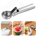 Premium Quality Ice Cream Scoop - Stainless Steel Dessert Scooper. 