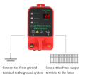 10KM Electric Fence Energizer Livestock High Voltage Pulse Controller High-Decibel Waterproof LCD Display EU Plug With Alarm. 