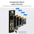 M2 SSD Enclosure NVMe SATA 20Gbps PCIe M.2 SSD Case Portable USB C 3.2Gen2 Tool Free External Adapter Hard Disk for PC Laptop. 