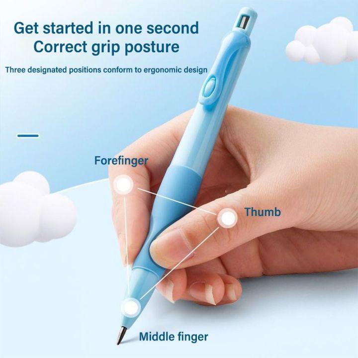 Pen%20Holding%20Posture%20Correction%20Automatic%20Pencil%202B%20Lead%200.5/0.7/0.9/2.0mm%20Mechanical%20Pencil%20Comes%20With%20Sharpener%20Movable%20Pencil%20-%20Image%204