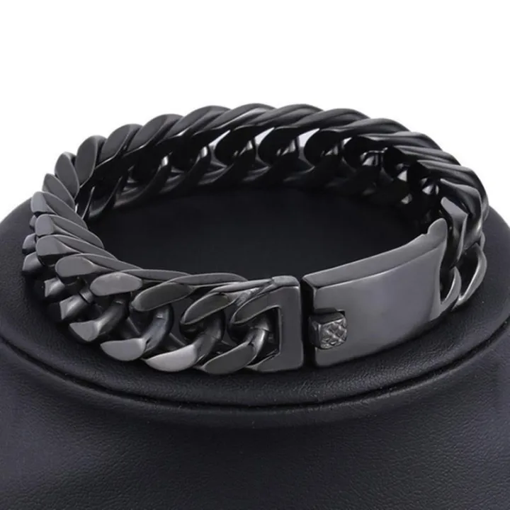Fashion%20Black%20Cuban%20Chain%20Bracelet%20Couple%20Bracelet%20Hip%20Hop%20Jewelry%20Bracelets%20for%20Men%20Birthday%20Party%20Anniversary%20Gift%20Wholesale%20-%20Image%204