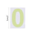 Glow In The Dark Number Sticker Luminous Digital Wall Stickers Bedroom Decoration Label Sticker Self Adhesive Fluorescent Decals. 