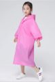 Rain Coats,EVA Reusable Rain Ponchos Rain Jacket Raincoats with Hood Windbreaker for Women Men Kids, Pink - Kids, Small-Medium. 