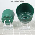 Plant Pot Automatic Watering Double Layer Greenery Planter. 