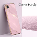 For Samsung Galaxy A03 Core Back Cover Luxury 6D Plating Square Frame Shiny Case Camera Lens Protection Soft Silicone Mobile Phone Cases. 