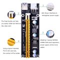 CHIPAL NGFF M.2 M Key USB 3.0 PCI-E Riser M2 USB3.0 1X Extender with Power for GPU Video Graphics. 