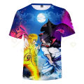 Naruto Uchiha clan T shirt men anime T shirts new summer short sleeve o-neck cotton Uchiha Sasuke T-shirt tops. 