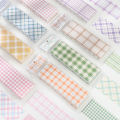 Panda Online 100 Sheets Semi Sugar Lattice Series Grid Memo Pad Checkered Sticky Notes Album Diary Journal Decorative DIY Scrapbooking. 