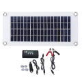 Solar Charge System Solar Charge Panel Kit Monocrystalline Silicon 10W 12V 24V Energy Saving for RV Car for Home. 