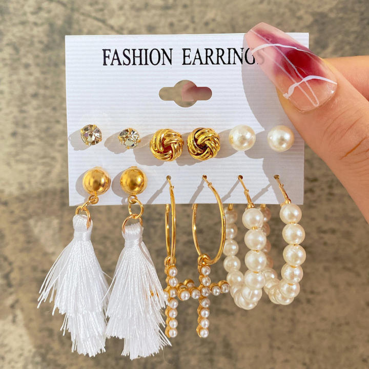 Circle%20Piercings%20Earrings%20Jewelry%20for%20Women%20Imitation%20Hoop%20Cute%20Ear%20Buckle%203%20Pairs%20Heart%20Butterfly%20Drop%20Earrings%20Set%20Earings%20for%20Girls%20-%20Image%204