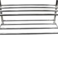 4 tier stainless steel shoe rack. 