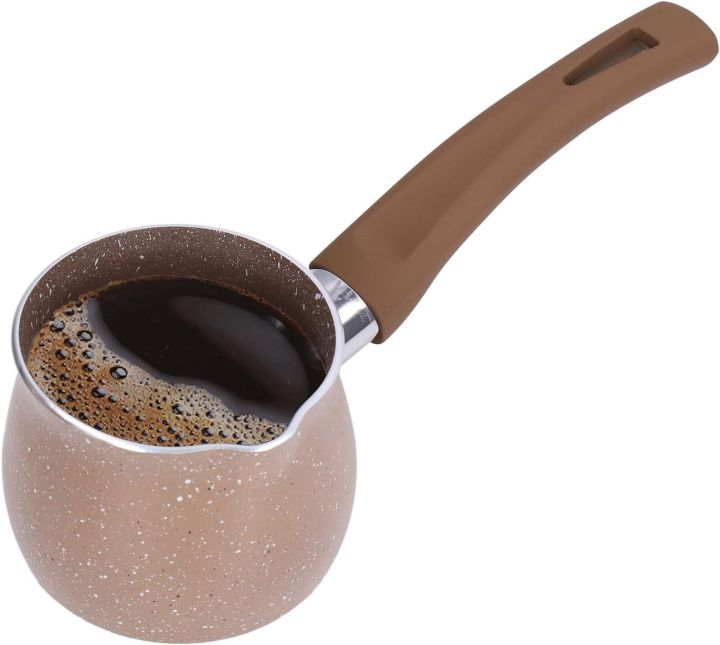 Pot With One Handle Nonstick Milk Pan Coffee Pot Single Handle Butter Warmer Simmering Pot ...