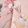 Pink Floral Bed Sheet 3pcs Set Cotton Skin-friendly Girls Bedroom Decoration Bed Cover Dormitory Home Bedding with 2 Pillowcases. 