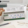 High-quality Desk Calendar 2025 Mini Standing Desk Calendar Monthly Planner for School Home Office Supplies Compact Desktop Schedule Notebook 2024 Desk Calendar. 