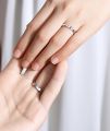 Sun/Moon Lover Couple Rings- Simple Couple Opening Ring -2pcs- Wedding Engagement Promise Valentine's Day Jewelry. 