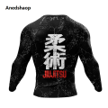 Anedshaop New Jiu Jitsu Rashguard MMA T-shirt +Pants For Men 4PCS/Set Brazilian Profesional Grappling Bjj Boxing Rash Guard Sport Clothing Gym Shorts. 