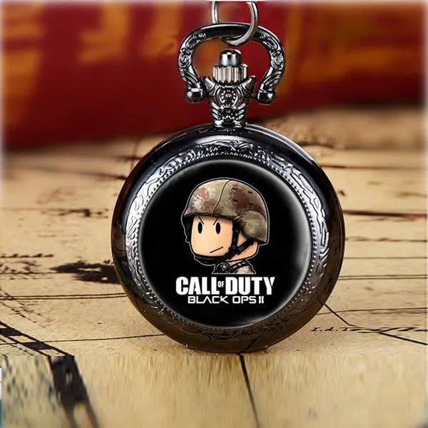 Call of Duty Modern Warfare COD Skull-themed Youth Pocket Watch ...
