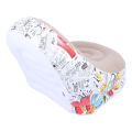 Air Couch Sofa Flocking Inflatable Lounge Chair with Foot Stool for Living Room. 