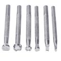 6Pcs Leather Stamping Tools Leather Working Saddle Making Stamps Set. 