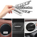 【hot】 Harman Kardon BOSE Badge Aluminum 3D Car Audio Stickers For Bmw Mercedes Benz Audi Mitsubishi Lancer Volkswagen Ford Mini Cooper. 